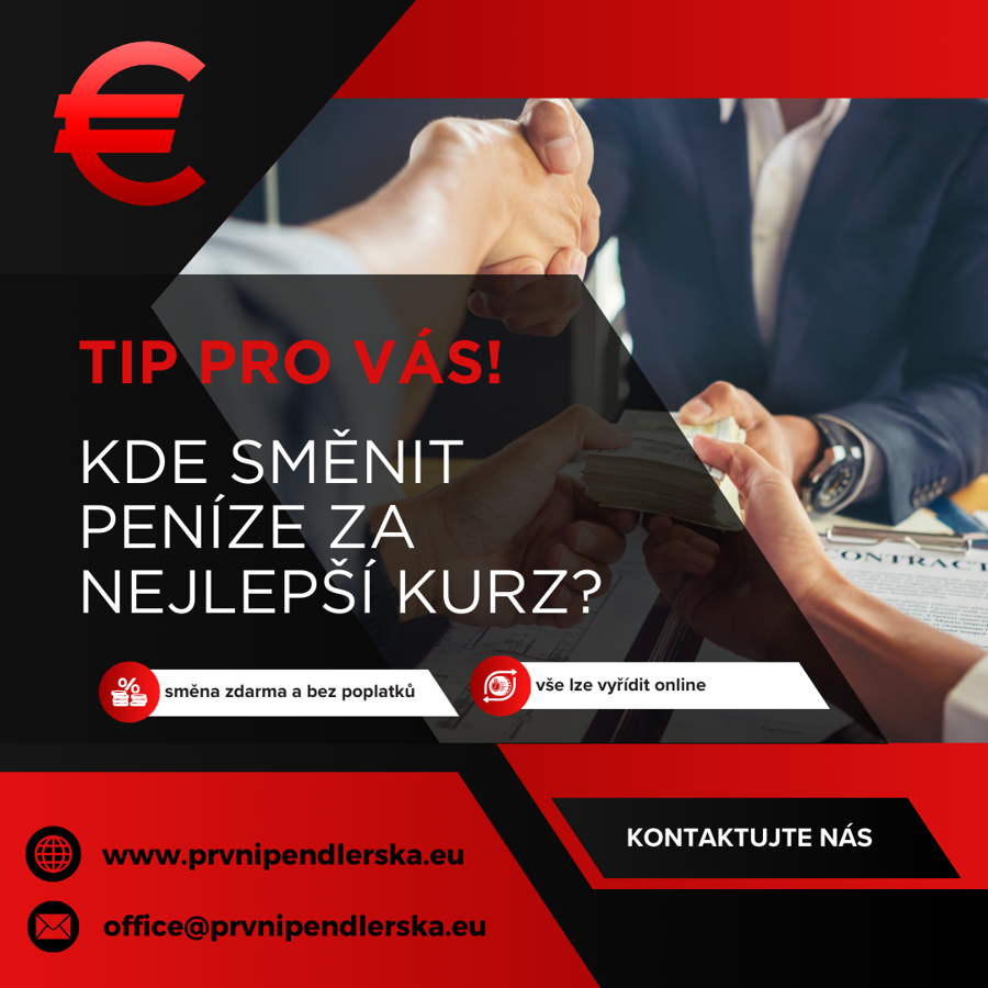 Tip pro Vás! Kde směnit Vaše peníze?